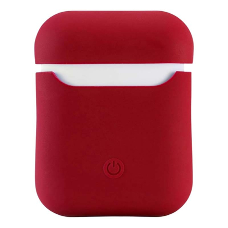 Чехол Case Protection для Apple AirPods Red, красный Чехол Case Protection для Apple AirPods Red, красный