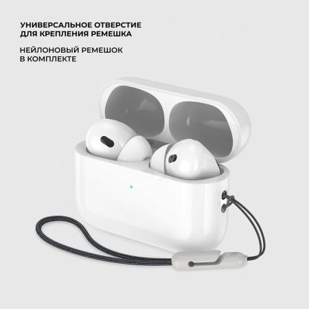 Беспроводные наушники с микрофоном Deppa Air Pro, TWS, BT 5.1, 250 мАч, QI, IPX4 (44167) Белый Беспроводные наушники с микрофоном Deppa Air Pro, TWS, BT 5.1, 250 мАч, QI, IPX4 (44167) Белый