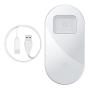 Беспроводное зарядное устройство Baseus 2в1 Simple Wireless Charger (BS-W508 WXJK-C02) White, белый
