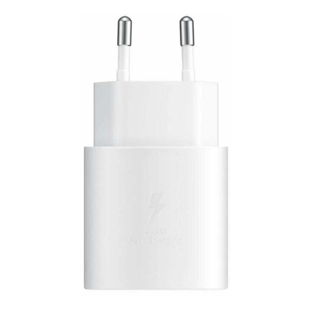 Зарядное устройство Samsung Fast Charger USB Type-C 25Вт (EP-TA800) Белый