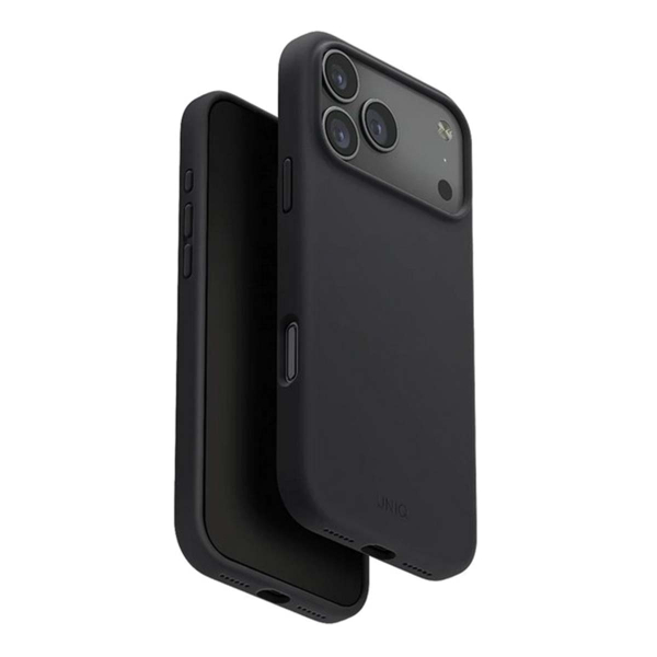 Чехол для iPhone 17 Pro с MagSafe UNIQ LINO (IP6.3P(2025)-LINOMCGRY) Charcoal Grey, серый