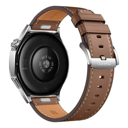 Часы HUAWEI Watch GT 5 Silver, 46 мм, цвет корпуса серебряный, цвет ремешка коричневый Часы HUAWEI Watch GT 5 Silver, 46 мм, цвет корпуса серебряный, цвет ремешка коричневый