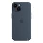 Чехол Silicone Case MagSafe для Apple iPhone 14 Синий