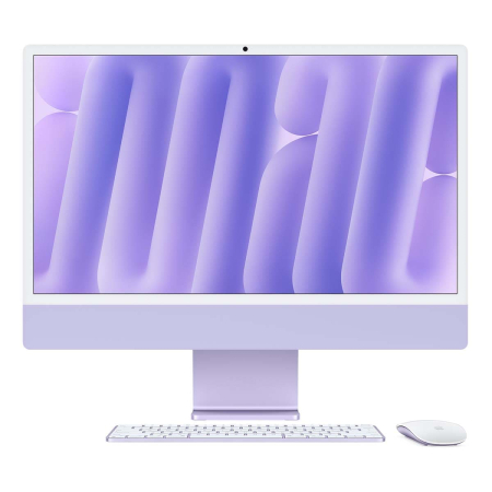 Apple iMac 24" (M4 10C CPU, 10C GPU, 2024) Retina 4,5K, 16Gb, 256Gb SSD (MWV63) Purple, фиолетовый Apple iMac 24" (M4 10C CPU, 10C GPU, 2024) Retina 4,5K, 16Gb, 256Gb SSD (MWV63) Purple, фиолетовый
