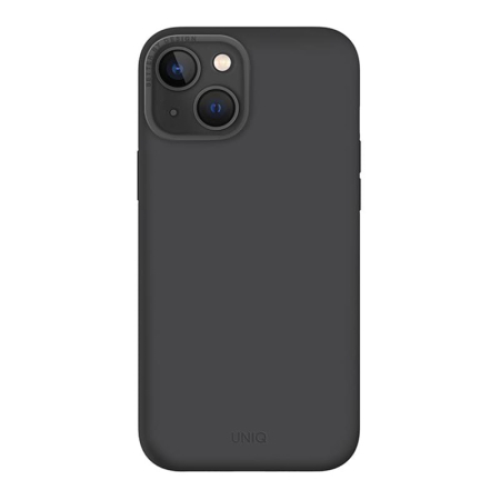 Чехол для iPhone 14 с Magsafe UNIQ Lino Hue (IP6.1(2022)-LINOHMGRY) Серый Чехол для iPhone 14 с Magsafe UNIQ Lino Hue (IP6.1(2022)-LINOHMGRY) Серый