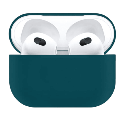 Чехол для Apple AirPods 3 Silicone Case Protection Pacific Green, сине-зеленый Чехол для Apple AirPods 3 Silicone Case Protection Pacific Green, сине-зеленый