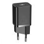Сетевое зарядное устройство USB Type-C Baseus Super Si Quick Charger 1C 20 Вт EU (CCSUP-B01) Черный Сетевое зарядное устройство USB Type-C Baseus Super Si Quick Charger 1C 20 Вт EU (CCSUP-B01) Черный