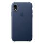 Чехол для Apple iPhone XR Leather Case Blue, синий