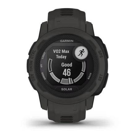 Часы Garmin INSTINCT 2S solar Graphite, черный Часы Garmin INSTINCT 2S solar Graphite, черный