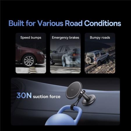 Магнитный держатель для телефона Baseus C01 (клеящийся) Air Outlet Version (BS-CM028 SUCC000002) Серый Магнитный держатель для телефона Baseus C01 (клеящийся) Air Outlet Version (BS-CM028 SUCC000002) Серый