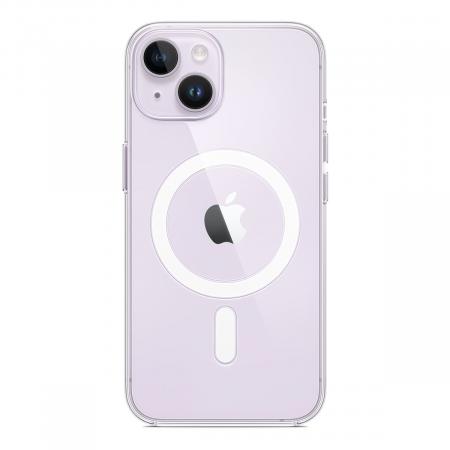 Чехол Clear Case MagSafe для iPhone 14 Прозрачный