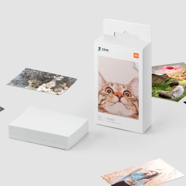 Бумага для карманного фотопринтера Xiaomi Mijia Pocket Print Stick Photo Paper, 50 листов в упаковке (XMZPXZHT03)