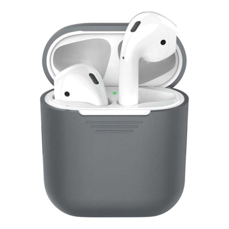 Чехол для Apple AirPods 1/2 Silicone Case Advanced Ash, серо-древесный Чехол для Apple AirPods 1/2 Silicone Case Advanced Ash, серо-древесный