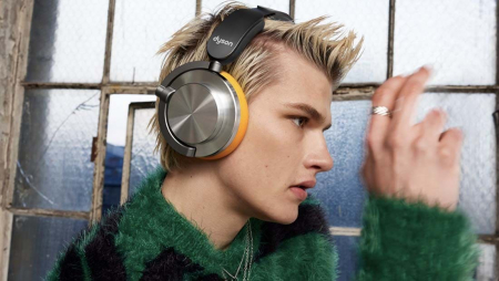 Беспроводные наушники Dyson OnTrac Ceramic Cinnabar, черный/красный Беспроводные наушники Dyson OnTrac Ceramic Cinnabar, черный/красный