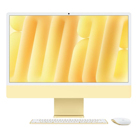 Apple iMac 24" (M4 10C CPU, 10C GPU, 2024) Retina 4,5K, 16Gb, 512Gb SSD (MWUX3) Yellow, желтый Apple iMac 24" (M4 10C CPU, 10C GPU, 2024) Retina 4,5K, 16Gb, 512Gb SSD (MWUX3) Yellow, желтый