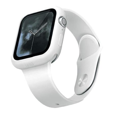 Силиконовый чехол для Apple Watch 44 мм UNIQ Lino (44MM-LINOWHT) Белый Силиконовый чехол для Apple Watch 44 мм UNIQ Lino (44MM-LINOWHT) Белый