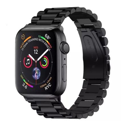Блочный ремешок COTEetCI Block Stainless Steel для Apple Watch 42/44 мм Black, черный