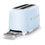 Тостер на 4 ломтика SMEG 50s style (TSF02PBEU) Пастельный голубой Тостер на 4 ломтика SMEG 50s style (TSF02PBEU) Пастельный голубой