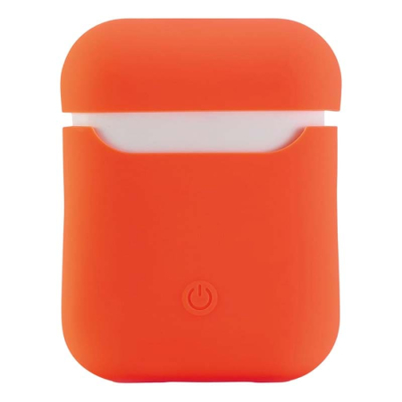 Чехол Case Protection для Apple AirPods Orange, оранжевый Чехол Case Protection для Apple AirPods Orange, оранжевый
