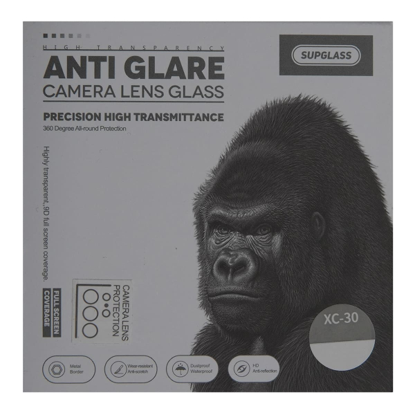 Защитное стекло для камеры Samsung S24 Plus SUPGLASS Anti Glare Camera lens glass (XC-30) Черный
