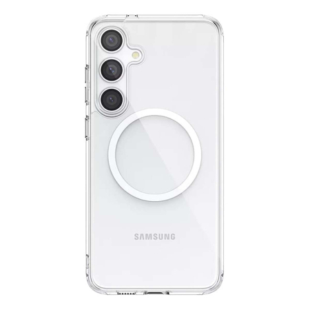 Чехол для Samsung S25 Plus Clear Case MagSafe Прозрачный Чехол для Samsung S25 Plus Clear Case MagSafe Прозрачный