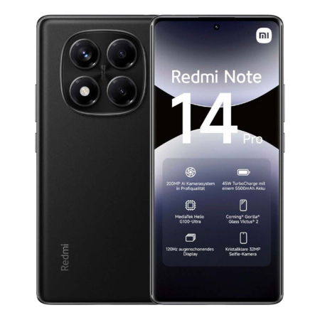 Xiaomi Redmi Note 14 Pro 12/512Gb Midnight Black, чёрный Xiaomi Redmi Note 14 Pro 12/512Gb Midnight Black, чёрный