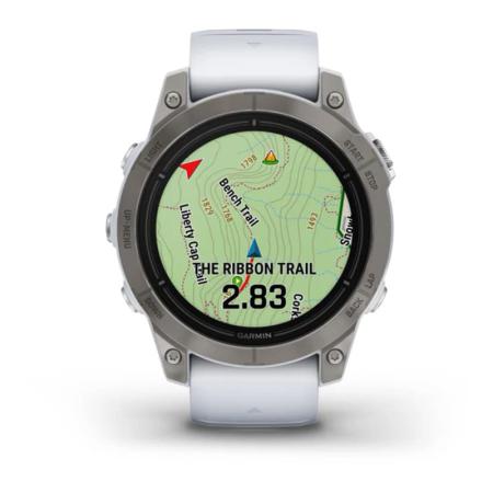 Часы Garmin EPIX PRO GEN 2 47 мм Sapphire Titanium whitestone, белый Часы Garmin EPIX PRO GEN 2 47 мм Sapphire Titanium whitestone, белый