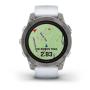 Часы Garmin EPIX PRO GEN 2 47 мм Sapphire Titanium whitestone, белый Часы Garmin EPIX PRO GEN 2 47 мм Sapphire Titanium whitestone, белый