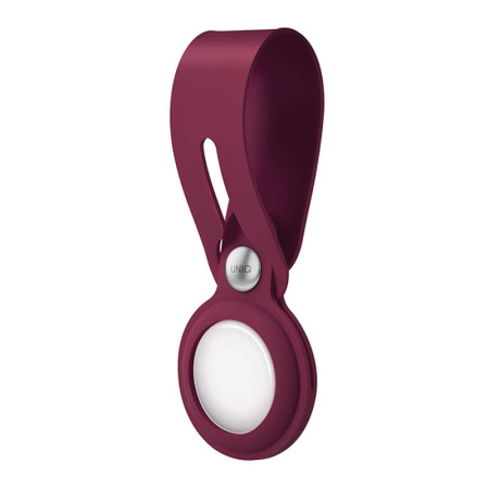 Чехол для Apple AirTag UNIQ Lino Liquid silicone (AIRTAG-VENMRN) Красный Чехол для Apple AirTag UNIQ Lino Liquid silicone (AIRTAG-VENMRN) Красный