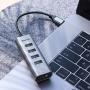 Переходник Baseus для MacBook HUB Enjoy series (Type-C to USB3.0*4+HDMI) (CAHUB-N0G) Deep Grey, темно-серый Переходник Baseus для MacBook HUB Enjoy series (Type-C to USB3.0*4+HDMI) (CAHUB-N0G) Deep Grey, темно-серый