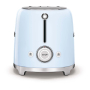 Тостер на 4 ломтика SMEG 50s style (TSF02PBEU) Пастельный голубой Тостер на 4 ломтика SMEG 50s style (TSF02PBEU) Пастельный голубой