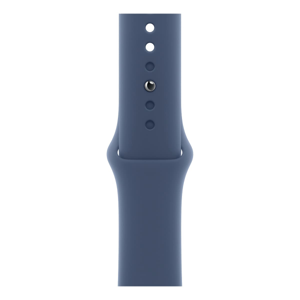 Apple Watch Series 10, 42 мм корпус из алюминия цвета «Silver», ремешок Sport Band размера M/L цвета «Denim»