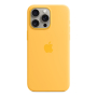 Чехол Silicone Case для Apple iPhone 15 Pro Max с MagSafe Yellow, Желтый Чехол Silicone Case для Apple iPhone 15 Pro Max с MagSafe Yellow, Желтый