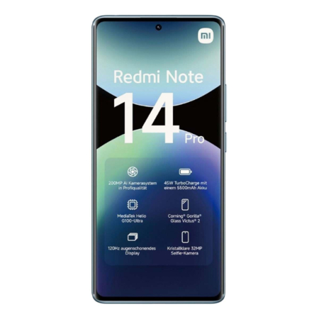 Xiaomi Redmi Note 14 Pro 12/256Gb Ocean Blue, голубой Xiaomi Redmi Note 14 Pro 12/256Gb Ocean Blue, голубой