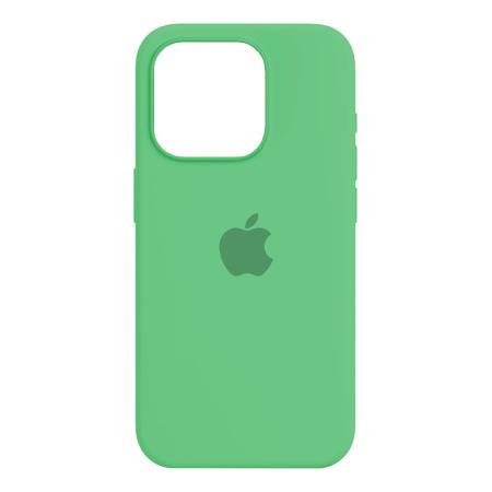 Чехол Silicone Case для Apple iPhone 15 Pro Светло-зеленый