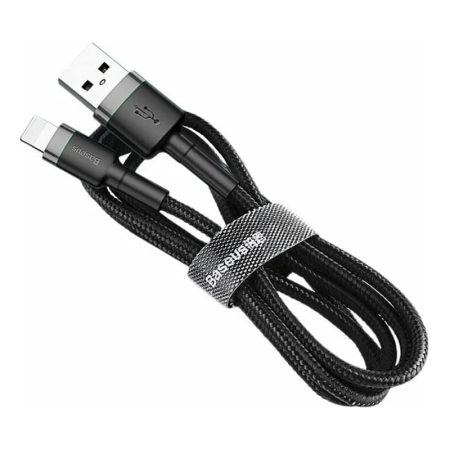 Кабель Baseus Cafule Cable USB For iP special edition 1,5A, 2 м (CALKLF-HG1) Grey/Black Кабель Baseus Cafule Cable USB For iP special edition 1,5A, 2 м (CALKLF-HG1) Grey/Black