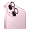 Стекло для iPhone 15/15 Plus UNIQ OPTIX Camera Lens protector Aluminium (IP6.1-6.7(2023)-ALENSPNK) Pink