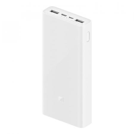 Портативный аккумулятор Xiaomi Mi Power Bank 3 20000mAh 18W (PLM18ZM) Белый Портативный аккумулятор Xiaomi Mi Power Bank 3 20000mAh 18W (PLM18ZM) Белый