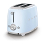 Тостер на 2 ломтика SMEG 50s style (TSF01PBEU) Пастельный голубой Тостер на 2 ломтика SMEG 50s style (TSF01PBEU) Пастельный голубой