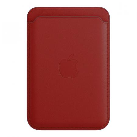 Чехол-бумажник Apple MagSafe для iPhone Red, красный Чехол-бумажник Apple MagSafe для iPhone Red, красный