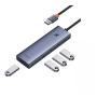 Хаб Baseus UltraJoy Series 4-Port Hub (B0005280A813-02) Серый Хаб Baseus UltraJoy Series 4-Port Hub (B0005280A813-02) Серый