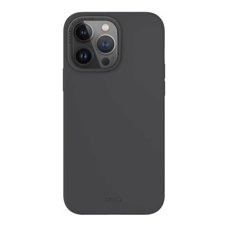 Чехол для iPhone 15 Pro Max с Magsafe UNIQ Lino (IP6.7P(2023)-LINOHMGRY) Серый