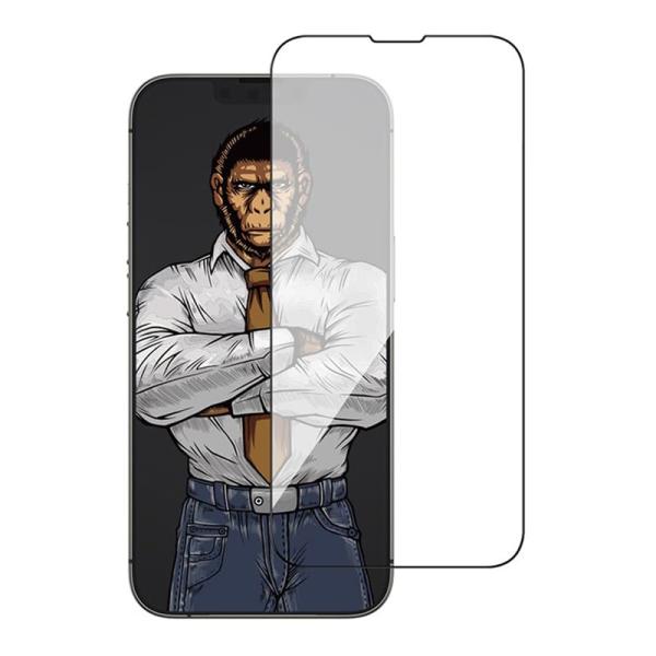 Защитное стекло для iPhone 13/13 Pro/14/16E BLUEO Corning Gorilla USA Anti-Static Черный