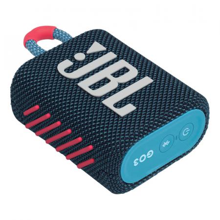 Портативная колонка JBL Go 3 Blue/Pink, темно-синий Портативная колонка JBL Go 3 Blue/Pink, темно-синий