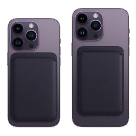 Чехол-бумажник Apple MagSafe для iPhone Dark blue, темно-синий Чехол-бумажник Apple MagSafe для iPhone Dark blue, темно-синий