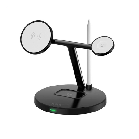 Беспроводная зарядная станция WiWU Magnetic Cableless Charger 4в1 (Wi-W032) Беспроводная зарядная станция WiWU Magnetic Cableless Charger 4в1 (Wi-W032)