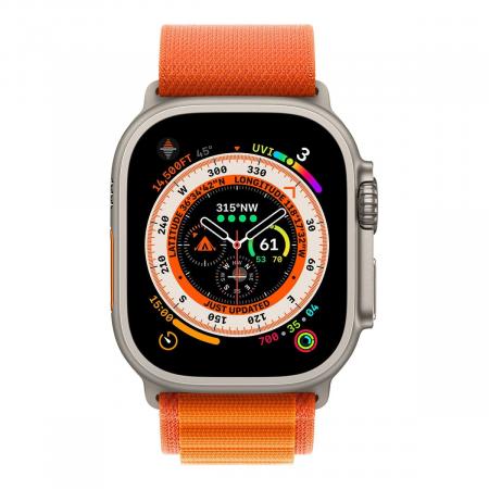 Ремешок WiWU Alpine Loop для Apple Watch 1-9 Series, SE 38/40/41 мм Оранжевый Ремешок WiWU Alpine Loop для Apple Watch 1-9 Series, SE 38/40/41 мм Оранжевый
