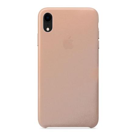 Чехол для Apple iPhone XR Leather Case Soft Pink, светло-розовый