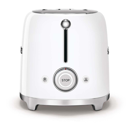Тостер на 2 ломтика SMEG 50s style (TSF01WHEU) Белый Тостер на 2 ломтика SMEG 50s style (TSF01WHEU) Белый