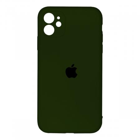 Чехол Silicone Case v2 для Apple iPhone 12/12 Pro Темно-зеленый